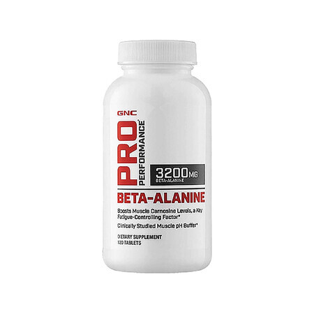 Gnc Pro Performance Beta-alanine, Beta-alanina, 120 Tb