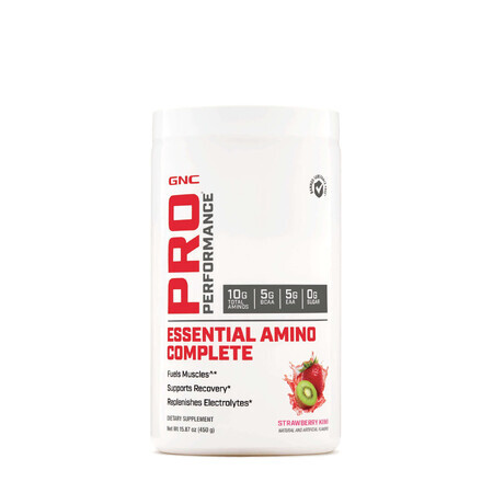 Gnc Pro Performance Essential Amino Completo Al Gusto Fragola E Kiwi, 450 G