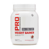 Gnc Pro Performance Weight Gainer, formula proteica per aumento di peso, al gusto di fragola, 1098 G