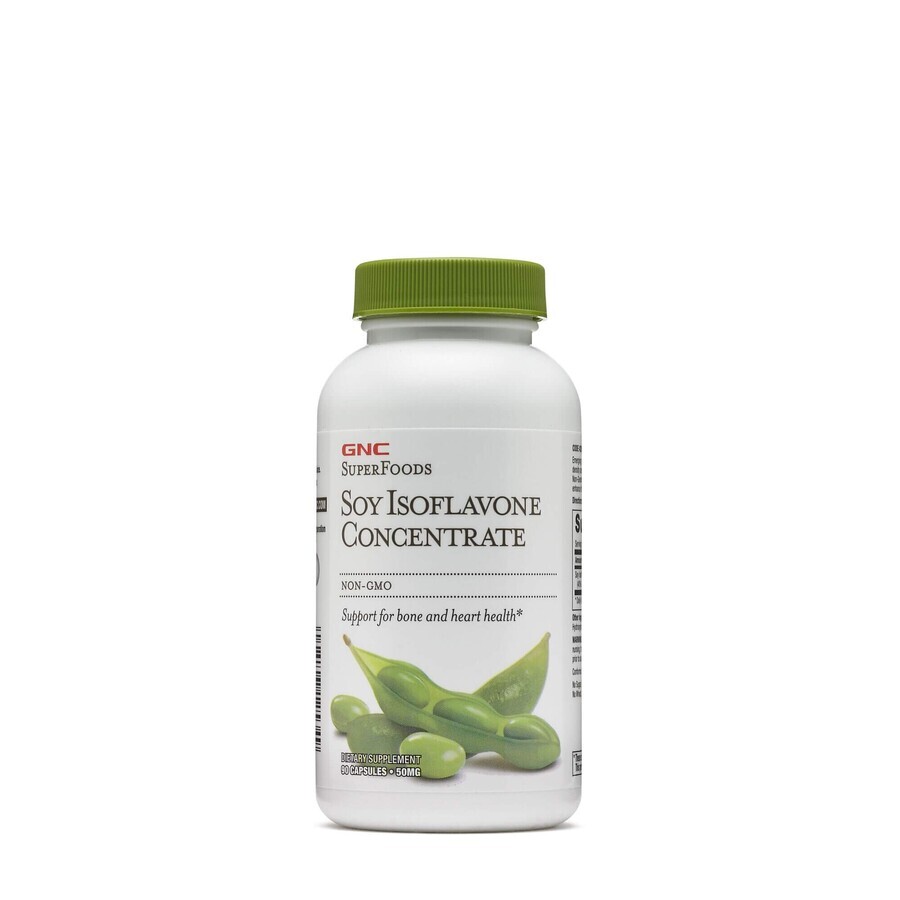 Gnc Superfoods Concentrado de Isoflavona de Soja, Isoflavona de Soja, 90 Cps