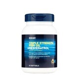 Gnc Triple Strength Fish Oil + Resveratrol, Fish Oil And Resveratrol, 60 Cps