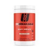 Gnc Unbreakable Performance Whey Isolate, Proteine ​​del siero di latte isolate al gusto di vaniglia, 610 G