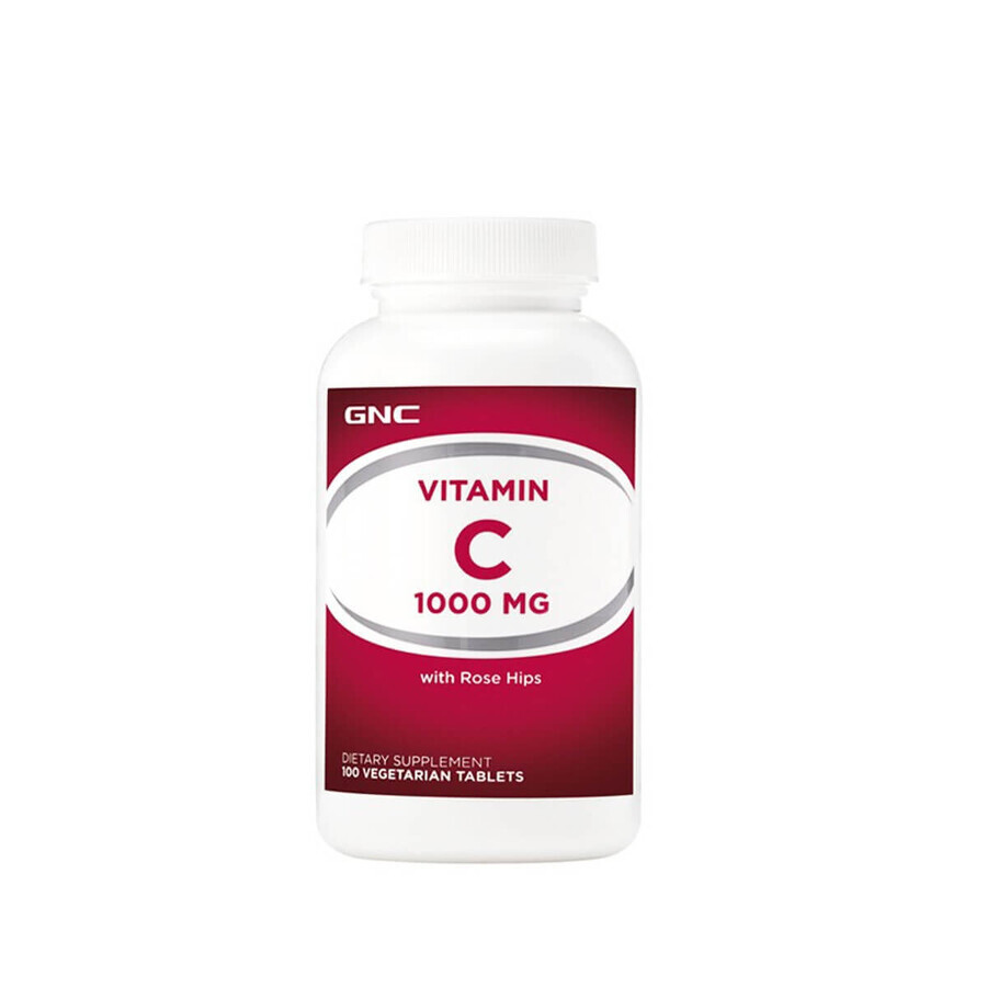 Gnc Vitamine C 1000 Cu Macese, 100 Tb