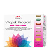 Gnc Women's Ultra Mega Whole Body Vitapak Program, Complejo multivitamínico para todo el cuerpo, 30 sobres