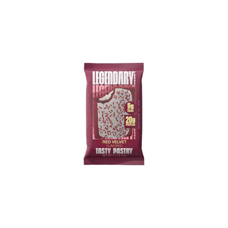 Legendary Foods Tasty Pastry Cake Style, Red Velvet Flavored Protein Cake, 61 G