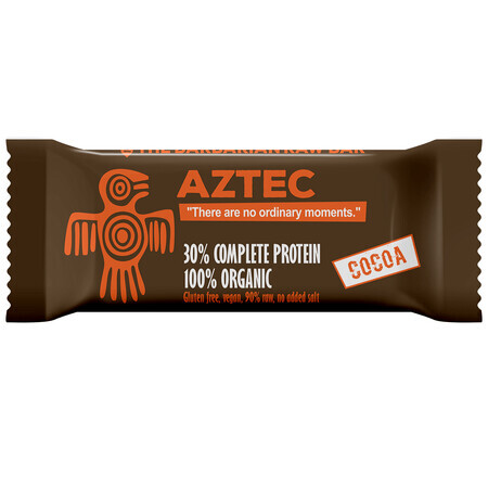 Barretta proteica biologica con cacao azteco, 50 gr, The Barbarian