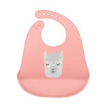 Silicone bib with pocket, Lama, Coccorito