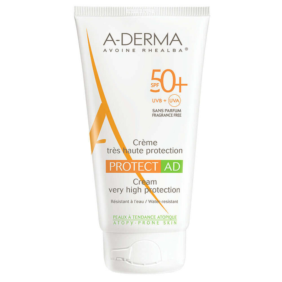 Atopic skin sun protection cream with SPF 50+, 150 ml, A-Derma Protect AD