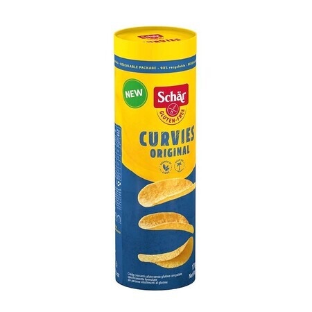 Curvies Original gluten-free crisps, 170 gr, Schar