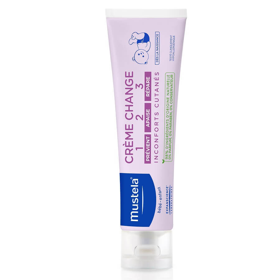 Crema-balsamo per il cambio dei pannolini Vitamin Barrier 123, 50 ml, Mustela