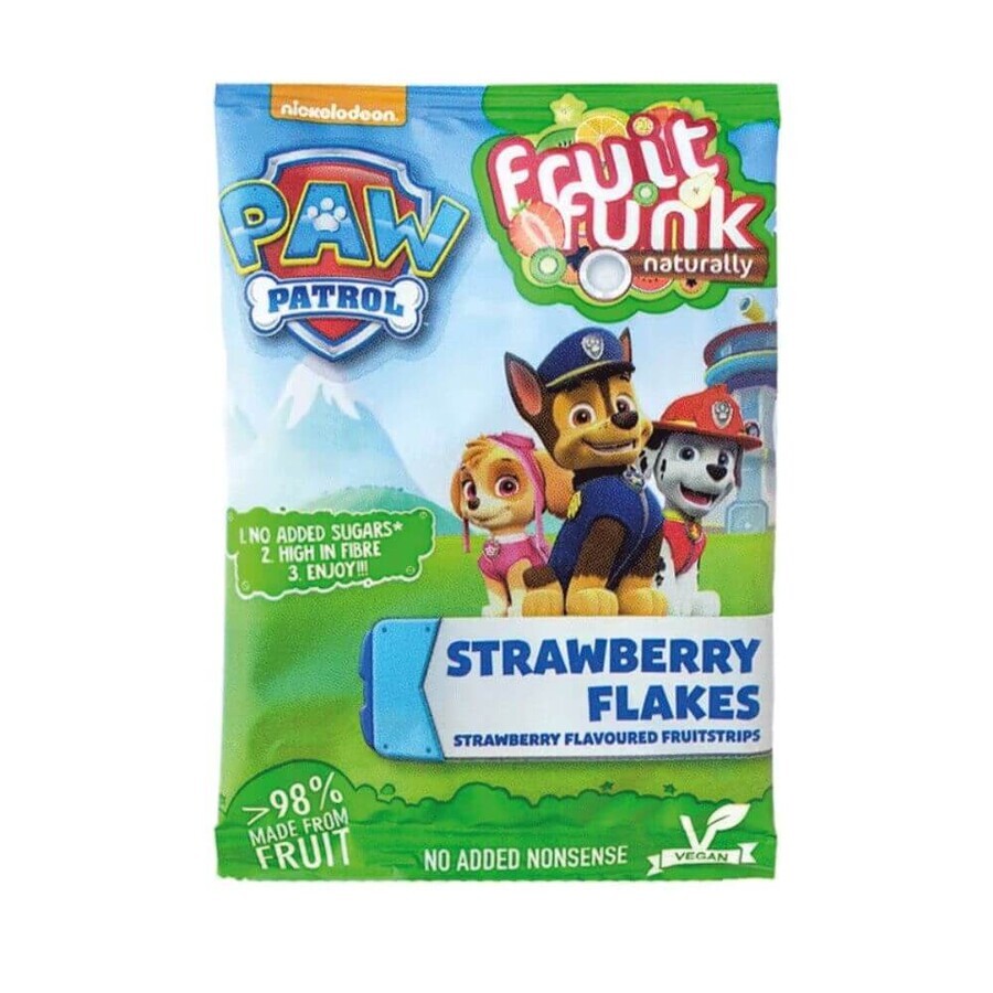 Fruit jellies with strawberries Paw Patrol, 16 gr, Fruit Funk