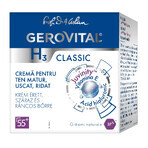 Crema per Pelle Matura, Secca, Rugosa, Gerovital H3 Classic, 50 ml, Farmec