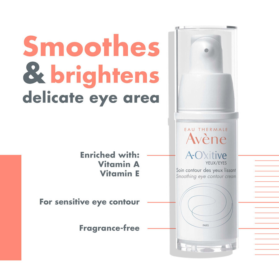 Crema per il contorno occhi con effetto levigante A-Oxitive, 15 ml, Avène