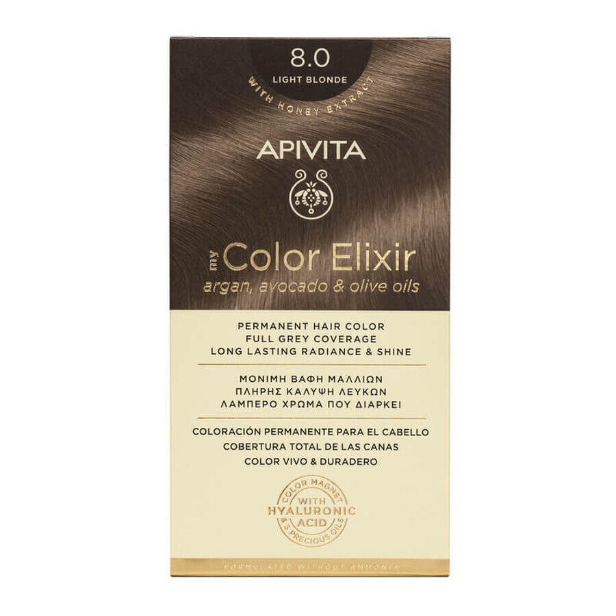 Teinture My Color Elixir, nuance 8.0, Apivita