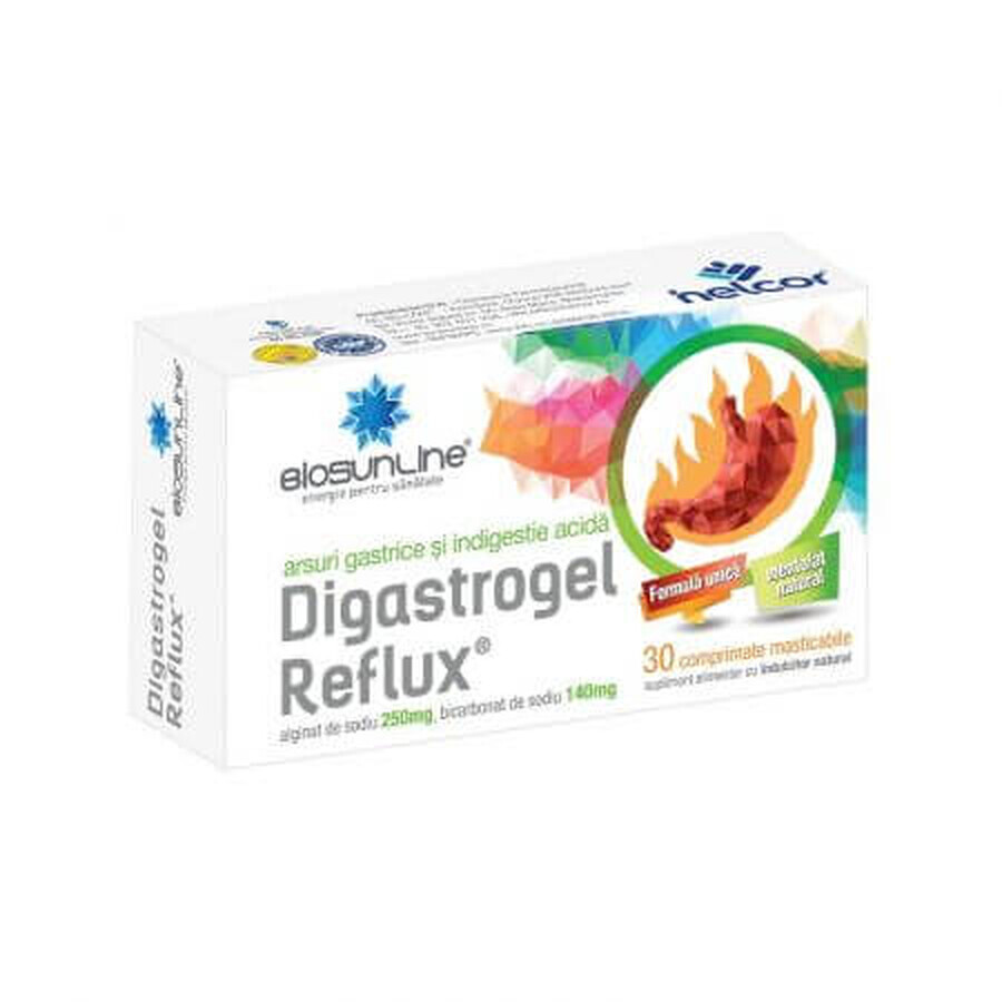 Digastrogel Reflusso, 30 compresse, Helcor