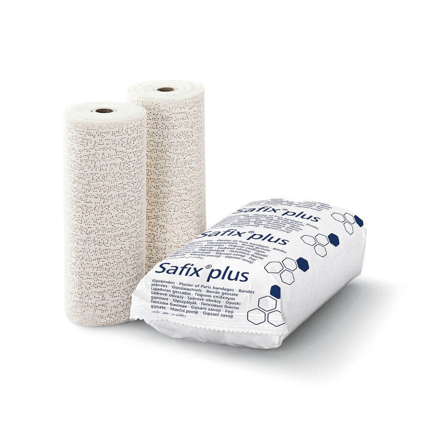 Safix plus facciata in gesso garzato, 10 cm x 3 m, 2 pezzi, Hartmann