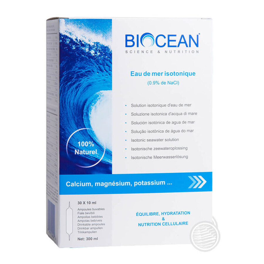 Plasma isotónico, 30 x 10 ml, Biocean