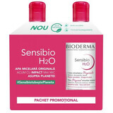 Soluzione micellare Sensibio H2O, 500 ml + 500 ml, Bioderma