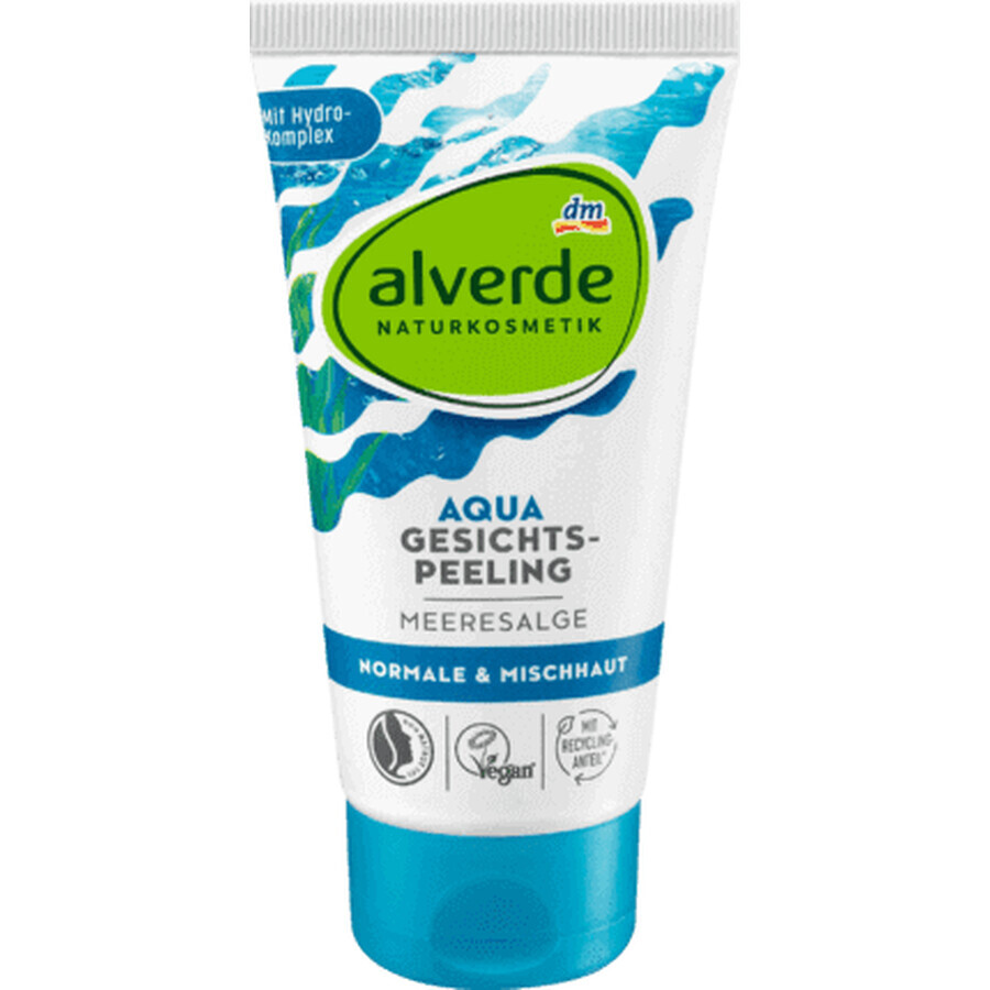 Alverde Naturkosmetik Aqua peeling alle alghe, 75 ml