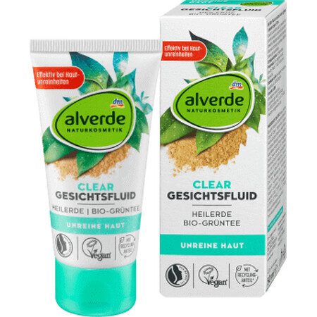 Alverde Naturkosmetik Fluido viso trasparente, 30 ml, 30 ml