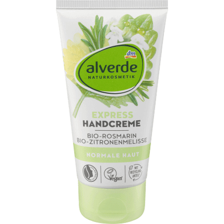 Crema mani Alverde Naturkosmetik Express, 75 ml