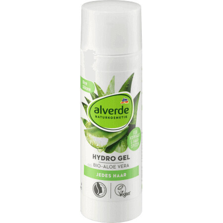 Alverde Naturkosmetik Hydro gel per capelli con aloe vera, 50 ml