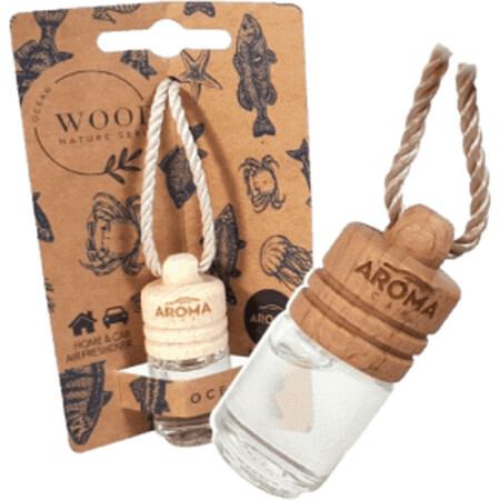 Deodorante per auto Aroma Wood mini ocean, 4 ml