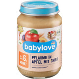 Semolato Babylove con Susine e Mele 6+ ECO, 190 g