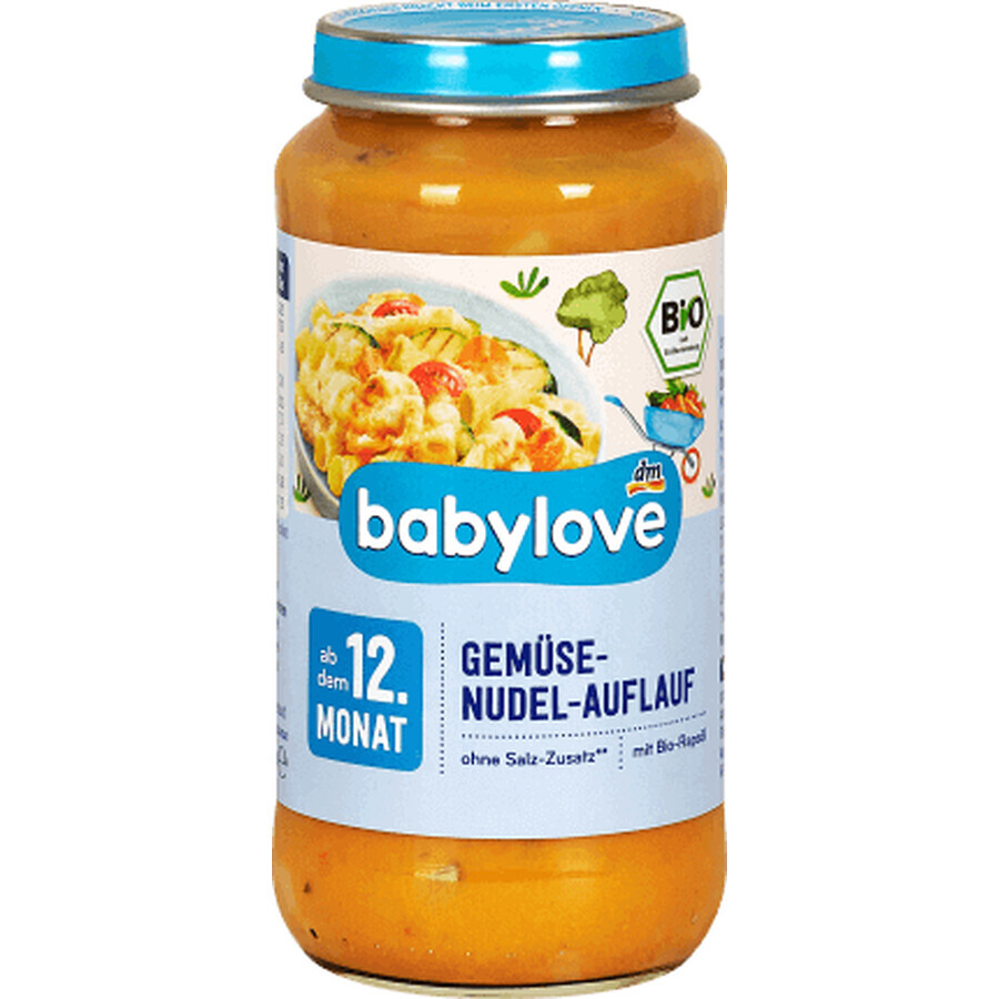 Babylove Menù Vegetale con pasta ECO, 12+, 250 g
