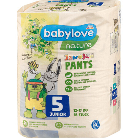 Babylove nature Nature junior nappies diapers no.5, 18 pcs