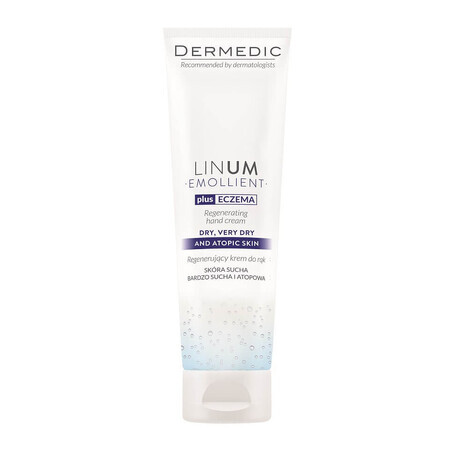 Linum Emolient Crema mani rigenerante, 100 g, Dermedic