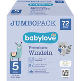 Pannolini babylove Premium jumbo numero 5, 72 pz