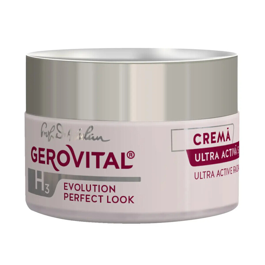 Crema Rimodellamento Contorno Viso, Gerovital H3 Evolution Perfect Look, 50 ml, Farmec