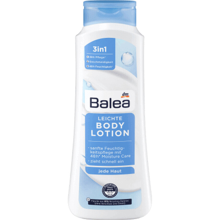 Balea Body lotion with a light formula for the body, 400 ml