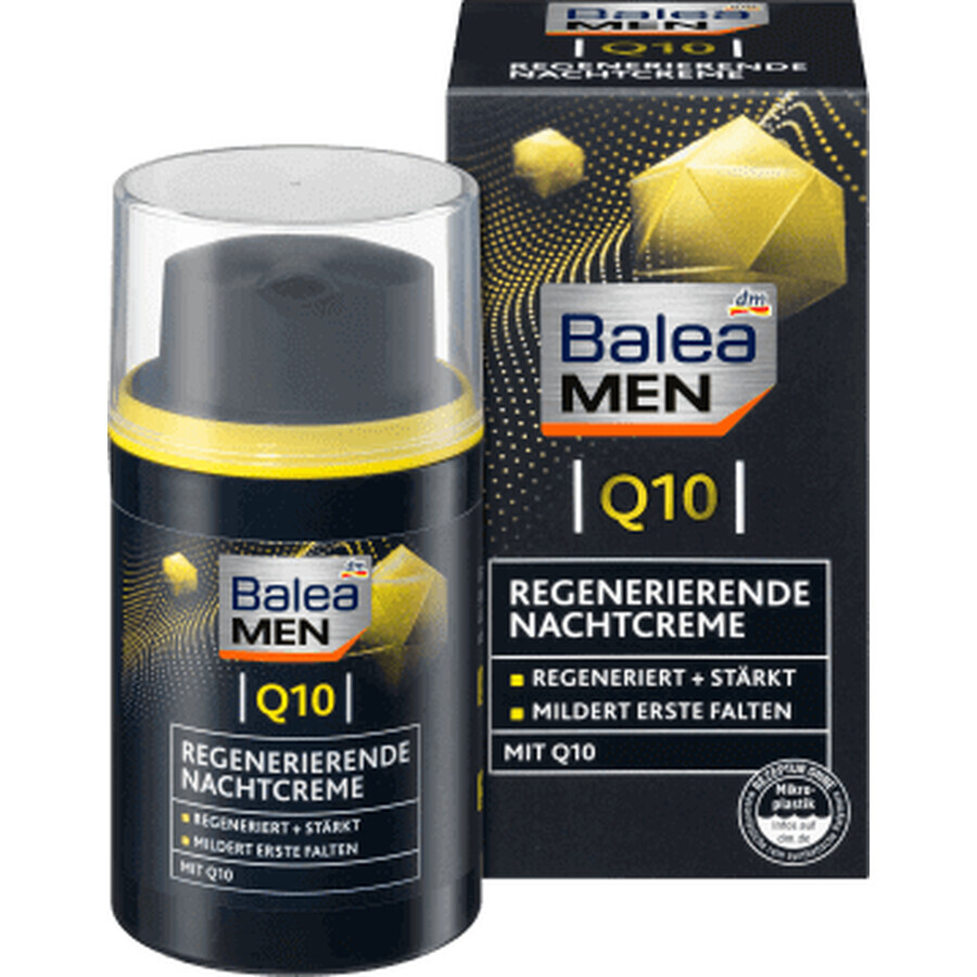 Balea MEN Energy Q10 Nachtcrème voor mannen, 50 ml