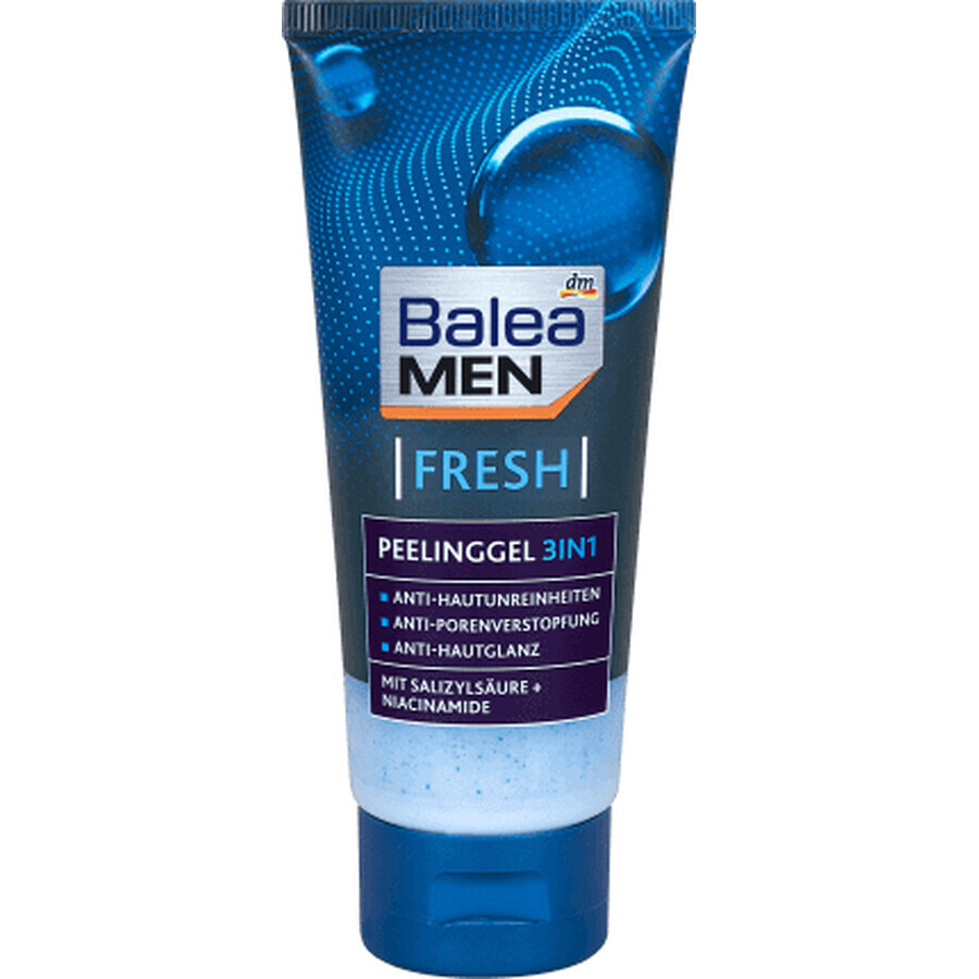 Balea MEN fresh peeling gel 3in1, 100 ml