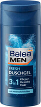 Balea MEN Gel doccia fresco per uomo, 50 ml