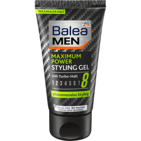 Balea MEN Gel per capelli massima potenza, 30 ml