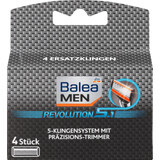 Balea MEN Shaving blade holder revolution 5.1, 4 pcs