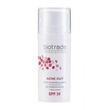 Crema riparatrice con SPF 30 Acne Out, 30 ml, Biotrade