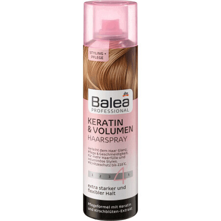 Balea Professional Keratin fissativo volume per capelli, 250 ml