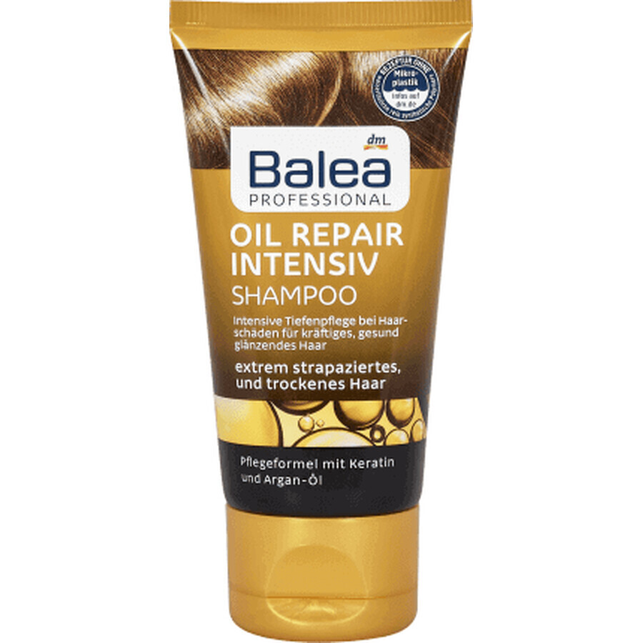 Balea Shampoo with repairing oil, 50 ml