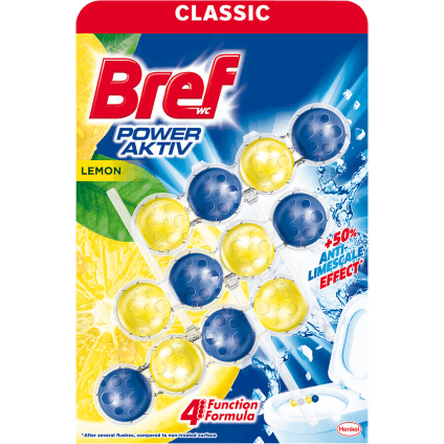 Bref Power Acktiv Lemon Toilet Odour, 150 g