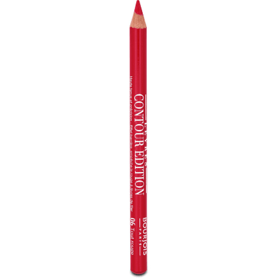 Buorjois Paris Contour Edition lip liner 06 Tout Rouge, 1,14 g