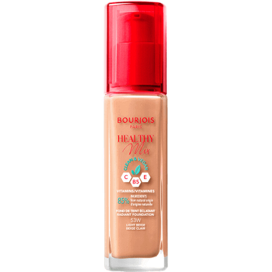 Buorjois Paris Healthy Mix Foundation 053 Helles Beige, 30 ml