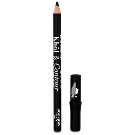 Buorjois Paris Kohl & Contour creion de ochi cu ascuțitoare 001 Noir-issime, 1,2 g