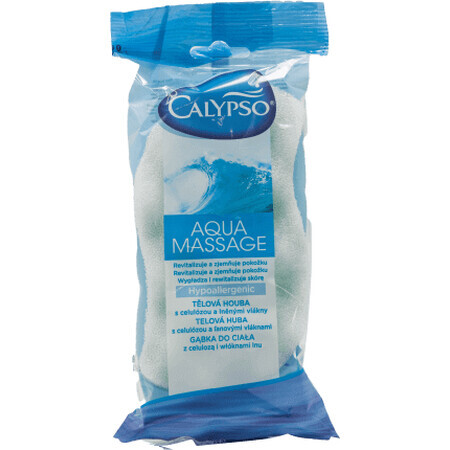 Calypso aqua massage bath sponge, 1 piece