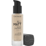 Fondotinta Catrice All Matt Shine Control 010N Neutro Beige Chiaro, 30 ml