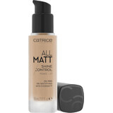 Fondotinta Catrice All Matt Shine Control 027N Amber Beige, 30 ml