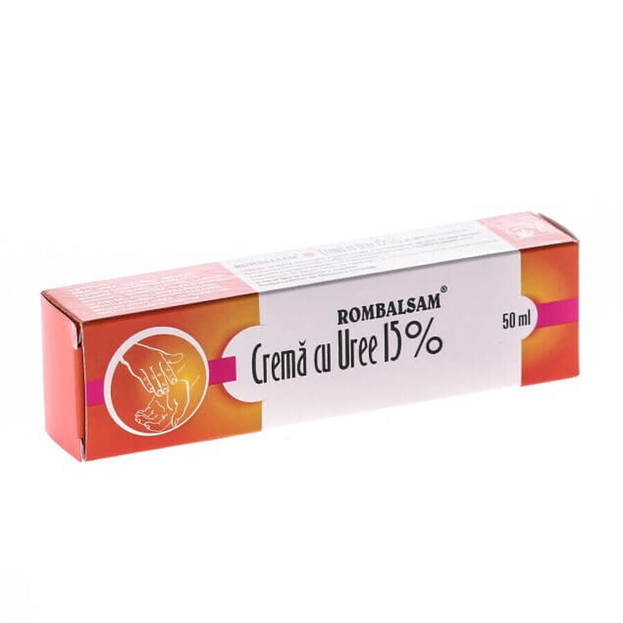 Rombalsam Cream with Urea 15%, 50 ml, Omega Pharma